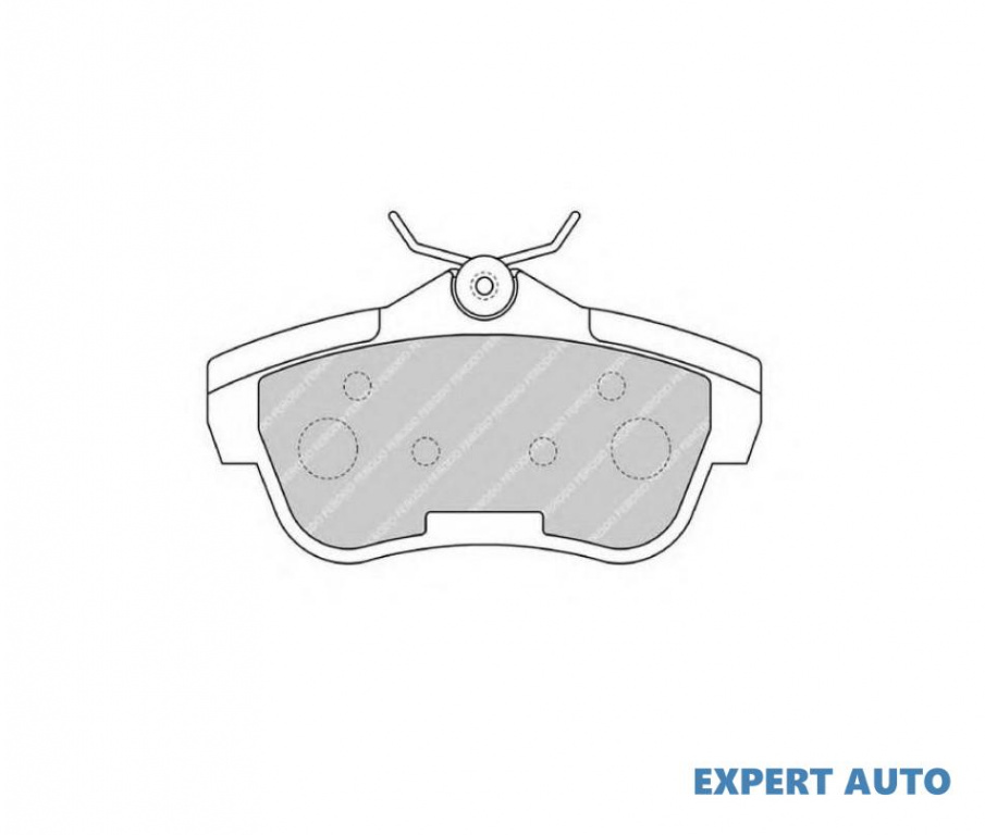 Placute frana Peugeot EXPERT platou / sasiu 2007-2