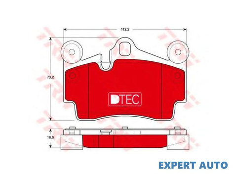 Placute frana Porsche CAYENNE (955) 2002-2010 #2 0252369417