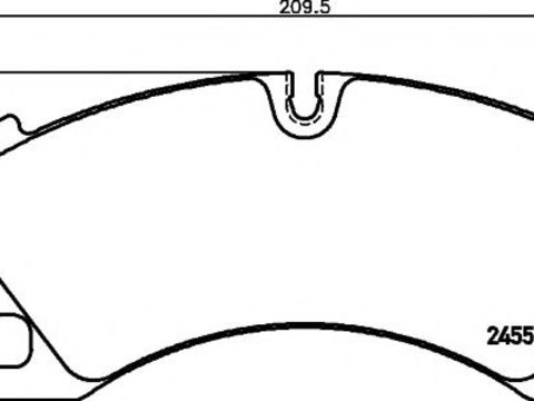 Placute frana PORSCHE CAYENNE (9PA, 955) (2002 - 2010) Textar 2455301