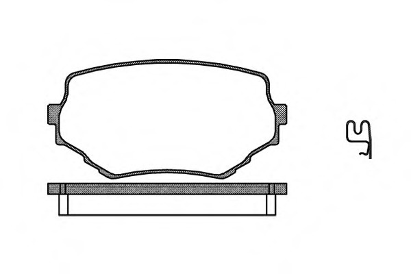 Placute frana # punte fata # 2594 02 # ROADHOUSE