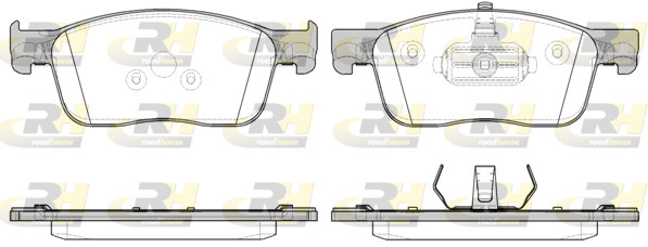 Placute frana # punte fata CitroEn Jumpy 2016 2017 2018 2019 2020 2021 2022 2023 2024 2025 # 21719 00 # ROADHOUSE