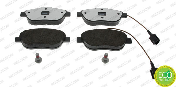 Placute frana # punte fata Fiat Multipla 1999 2000 2001 2002 2003 2004 2005 2006 2007 2008 2009 2010 # FDB1467 # FERODO