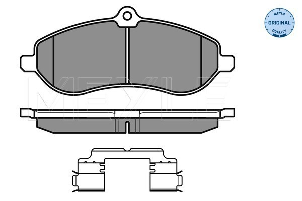 Placute frana # punte fata Fiat Scudo 2007 2008 2009 2010 2011 2012 2013 2014 2015 2016 2017 2018 2019 2020 2021 2022 2023 2024 2025 # 025 245 9518 W # MEYLE