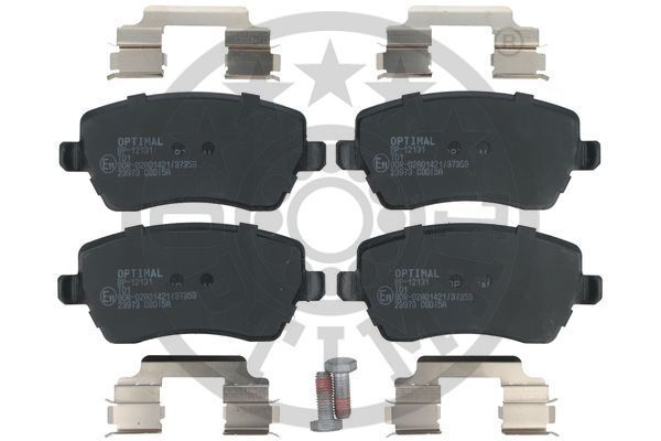 Placute frana # punte fata Renault Kangoo 2010 2011 2012 2013 2014 2015 2016 2017 2018 2019 2020 2021 2022 2023 2024 2025 # BP 12131 # OPTIMAL