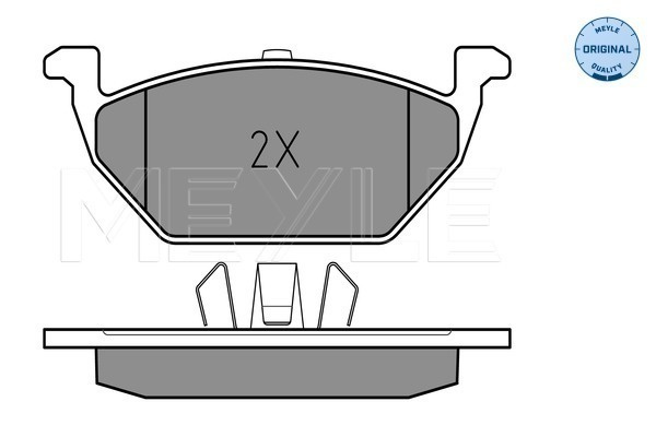 Placute frana # punte fata Vw Up 2011 2012 2013 2014 2015 2016 2017 2018 2019 2020 2021 2022 2023 2024 2025 # 025 231 3019 A # MEYLE