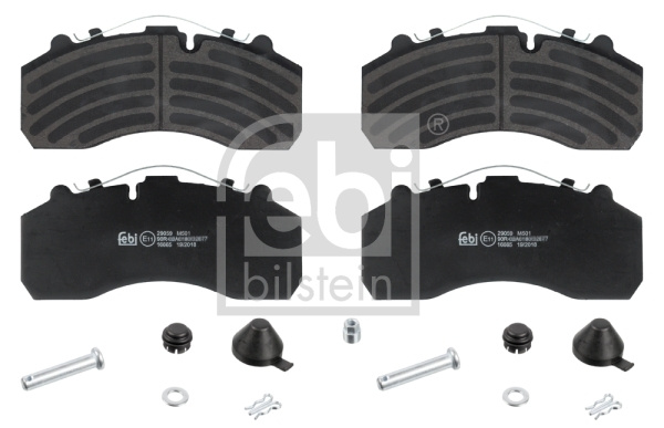 Placute frana # puntea spate punte fata Vw Vanagon 1986 1987 1988 1989 1990 1991 1992 # 16665 # FEBI BILSTEIN