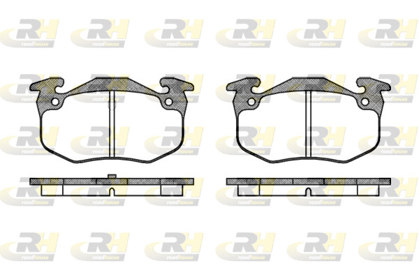 Placute frana # puntea spate Vw Jetta 2006 2007 2008 2009 2010 # 2144 50 # ROADHOUSE