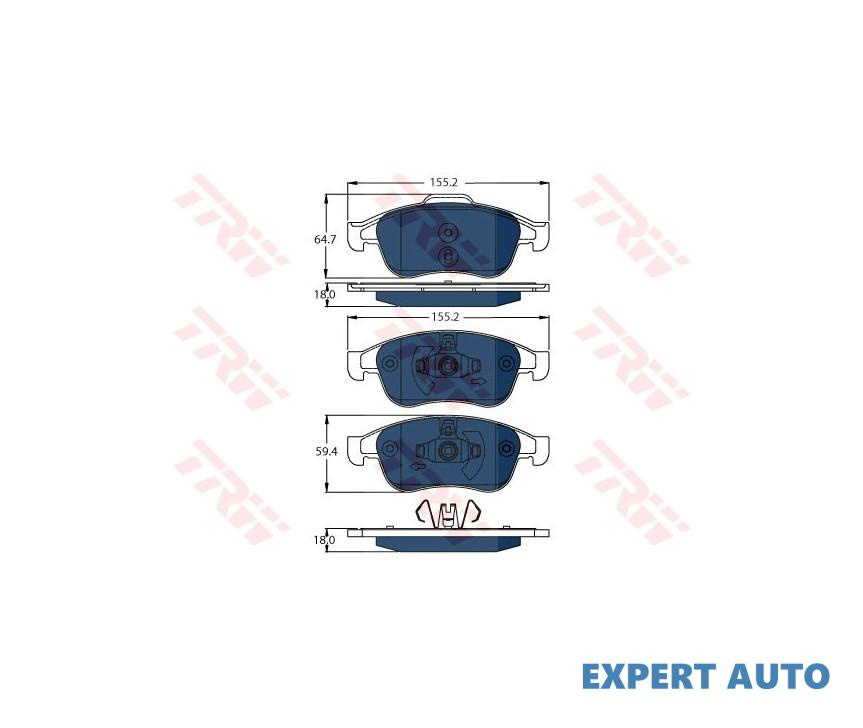 Placute frana Renault GRAND SCENIC III (JZ0/1_) 2009-2016 #2 0986494441