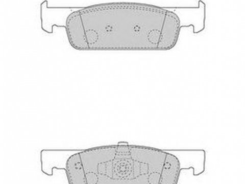 Placute frana RENAULT LOGAN II FERODO FDB4615