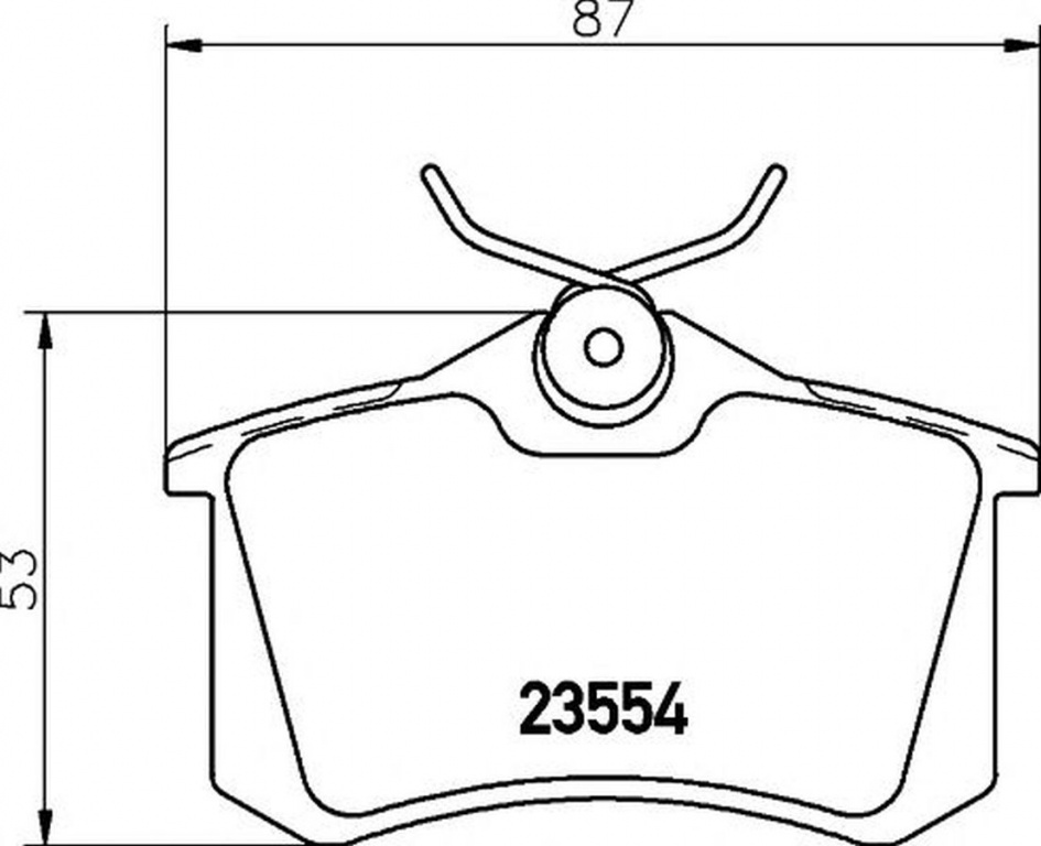 Placute frana RENAULT MEGANE II limuzina LM0 1 TEXTAR 2355406
