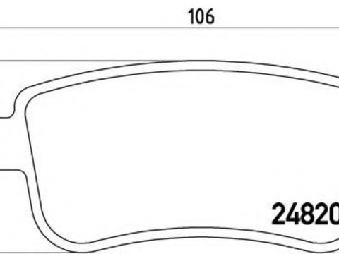 Placute frana RENAULT MEGANE III hatchback (BZ0_) (2008 - 2016) MTR 12160797