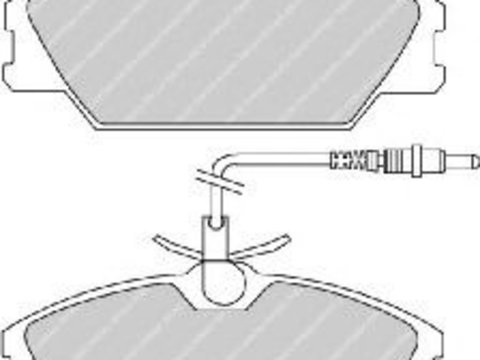 Placute frana RENAULT SPORT SPIDER (EF0_) (1995 - 1999) FERODO FDB406