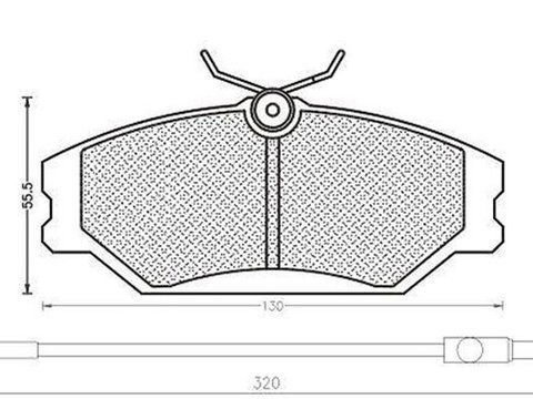 Placute frana RENAULT SPORT SPIDER EF0 MAGNETI MARELLI 430216170326