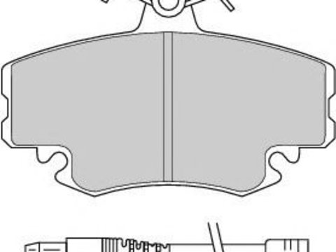 Placute frana RENAULT SYMBOL II (LU1/2_) (2008 - 2016) FERODO FDB845