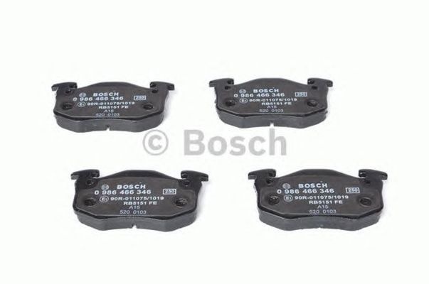 Placute frana RENAULT TWINGO I C06 BOSCH 098646634