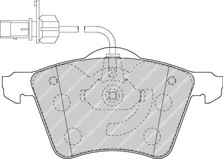 Placute frana SEAT ALHAMBRA (7V8, 7V9) (1996 - 201