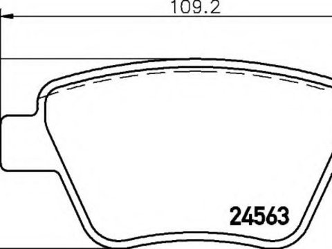 Placute frana SEAT ALTEA XL (5P5, 5P8) (2006 - 2016) MTR 12135404