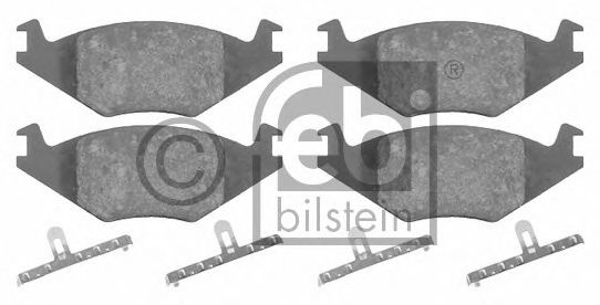 Placute frana SEAT CORDOBA (6K1, 6K2) (1993 - 1999) Febi Bilstein 16011