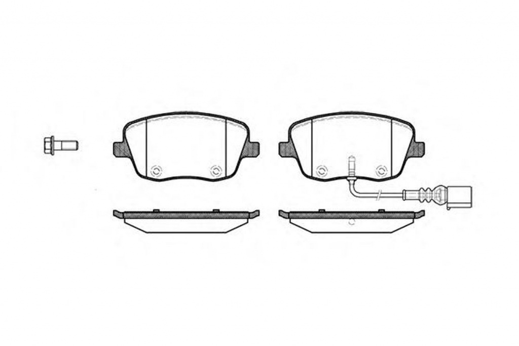 Placute frana SEAT CORDOBA 6L2 ROADHOUSE 2775.01