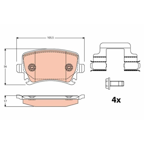 Placute frana Seat Leon Box / Liftback (5f1), Leon