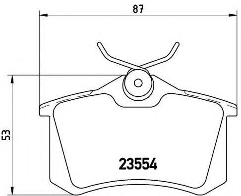 Placute frana SEAT LEON ST (5F8) (2013 - 2016) QWP WBP1182