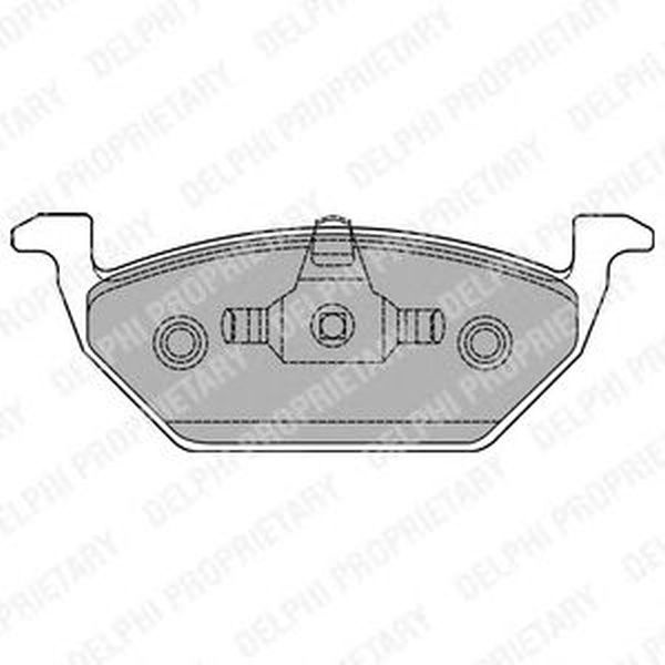 Placute frana SEAT Mii KF1 DELPHI LP1436
