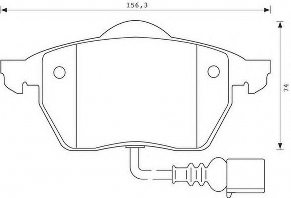 Placute frana SKODA OCTAVIA 1U2 JURID 571984J