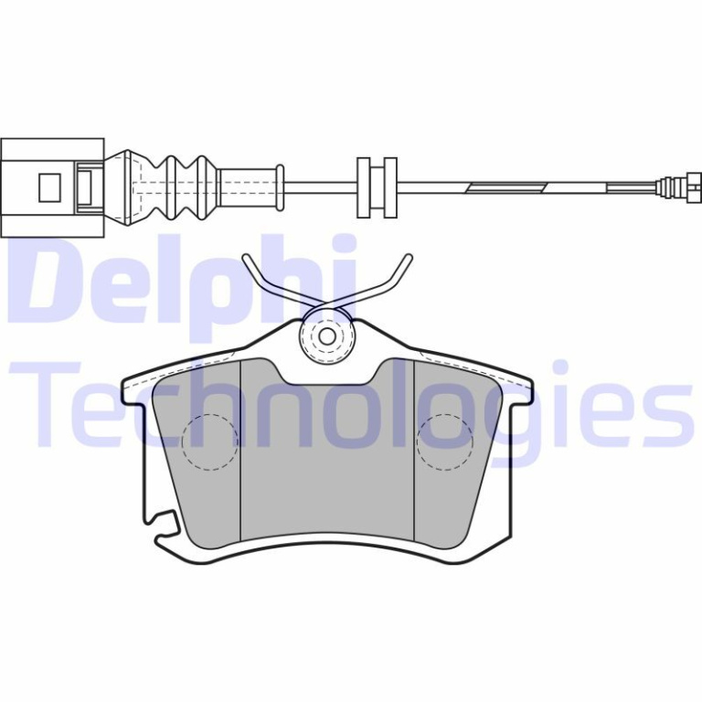 Placute frana # Skoda Octavia 2009 2010 2011 2012 # LP1815 # DELPHI