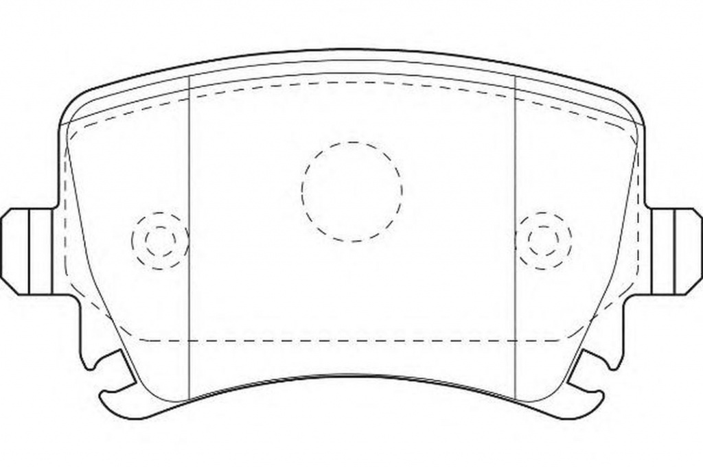 Placute frana SKODA SUPERB 3U4 WAGNER WBP23914A