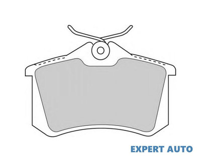 Placute frana spate Audi AUDI A3 Sportback (8PA) 2