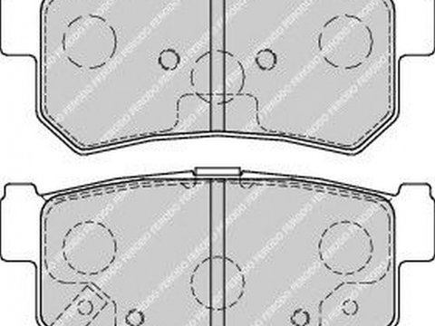 Placute frana SSANGYONG ACTYON SPORTS I QJ FERODO FDB1937