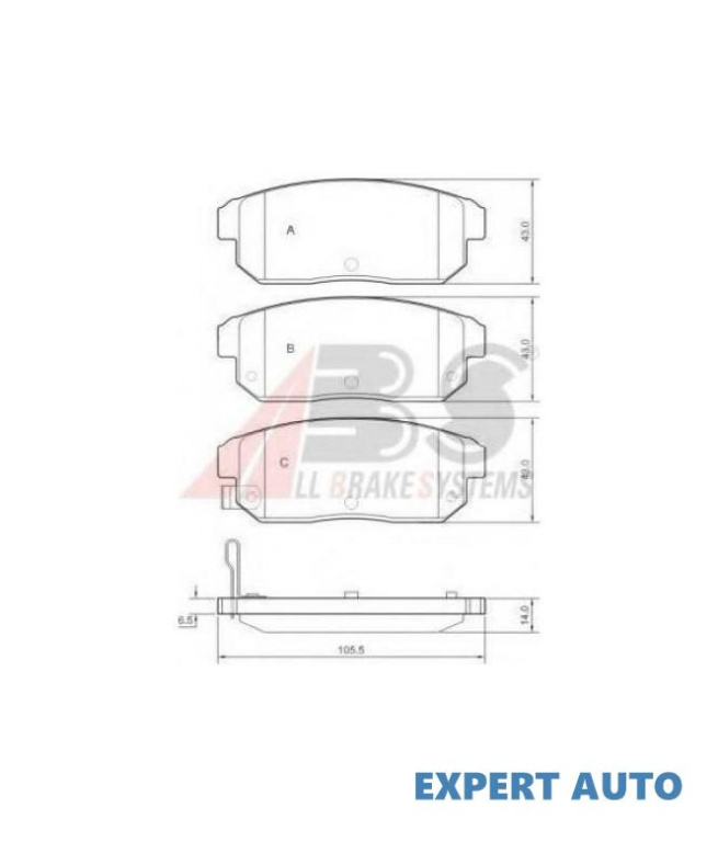 Placute frana Suzuki IGNIS (FH) 2000-2005 #8 02524