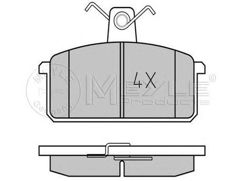 Placute frana SUZUKI SAMURAI SJ MEYLE 0252141814