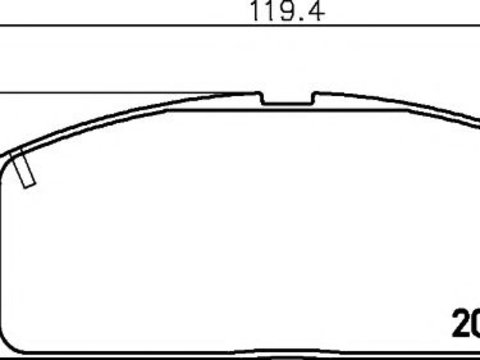 Placute frana TOYOTA CORSA hatchback (1994 - 1999) Textar 2087001