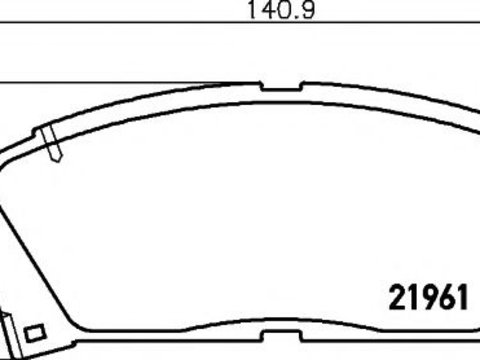 Placute frana TOYOTA SPRINTER limuzina (_E11_) (1991 - 2002) Textar 2196102