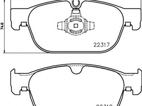 Placute frana VOLVO XC90 II (2014 - 2016) Textar 2231701