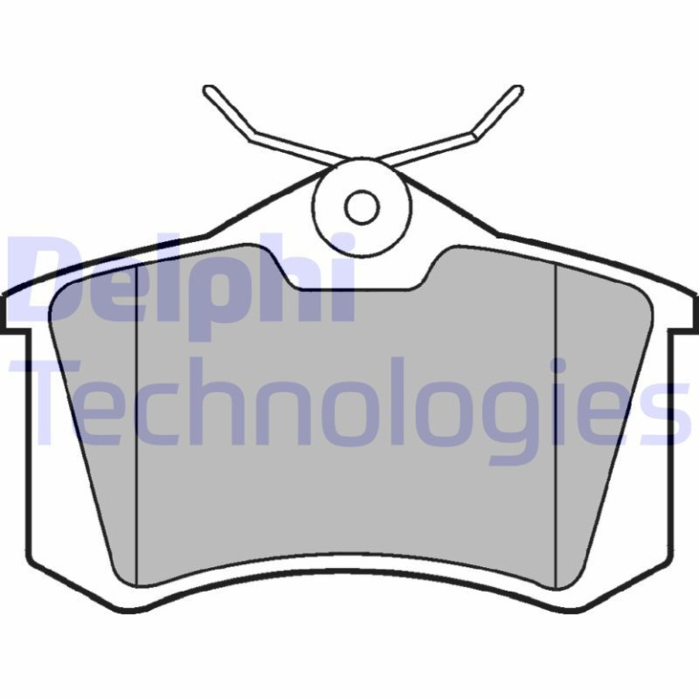 Placute frana # Vw Beetle 1998 1999 2000 2001 2002 2003 2004 2005 2006 2007 2008 2009 2010 # LP2254 # DELPHI