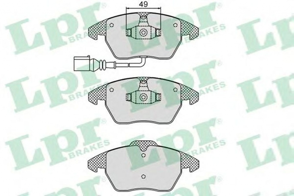 Placute frana VW CADDY III combi 2KB 2KJ 2CB 2CJ LPR 05P866