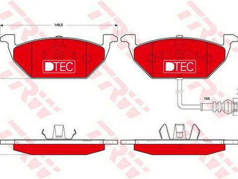 Placute frana VW GOLF V 1K1 TRW GDB1658DTE PieseDeTop