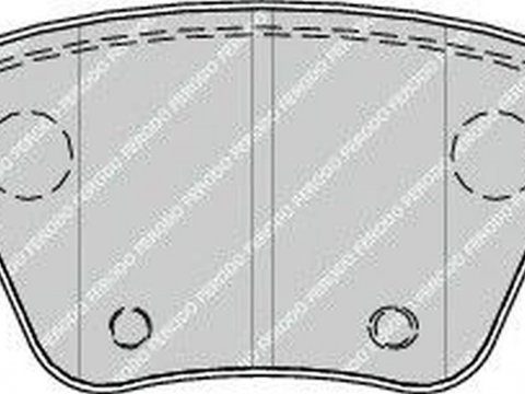 Placute frana VW GOLF VI Variant AJ5 FERODO FDB4316