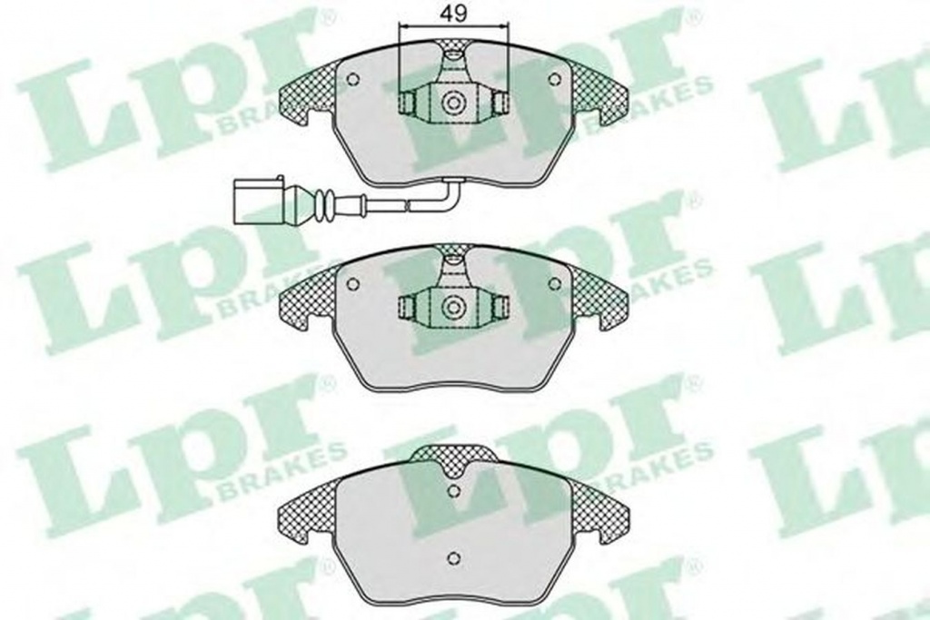 Placute frana VW GOLF VI Variant AJ5 LPR 05P866