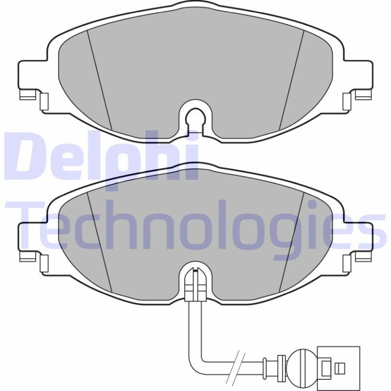 Placute frana ~ Vw T-roc 2017 2018 2019 2020 2021 2022 2023 2024 ~ LP2698 ~ DELPHI