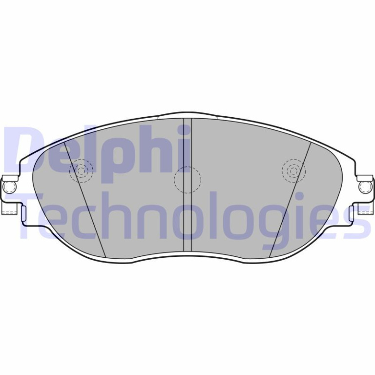 Placute frana ~ Vw Tiguan 2016 2017 2018 2019 2020 2021 2022 2023 2024 ~ LP2250 ~ DELPHI