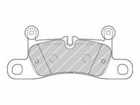 Placute frana VW TOUAREG 7P5 FERODO FDB4424