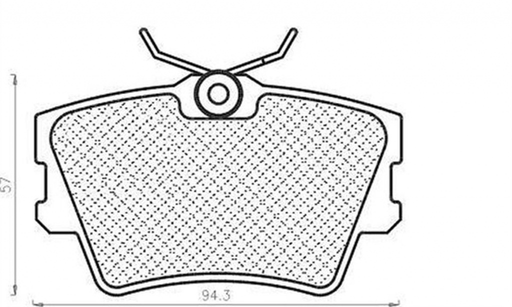 Placute frana VW TRANSPORTER IV caroserie 70XA MAGNETI MARELLI 430216170418