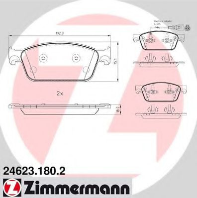 Placute frana VW TRANSPORTER Mk VI caroserie (SGA,