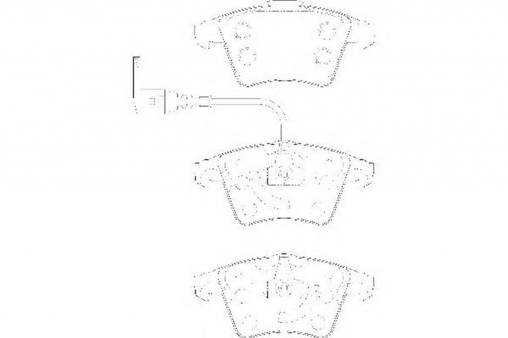 Placute frana VW TRANSPORTER V platou sasiu 7JD 7JE 7JL 7JY 7JZ 7FD WAGNER WBP23746A