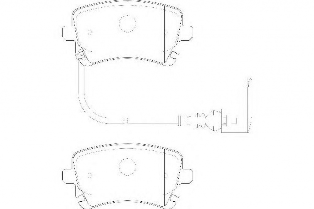 Placute frana VW TRANSPORTER V platou sasiu 7JD 7JE 7JL 7JY 7JZ 7FD WAGNER WBP23326A