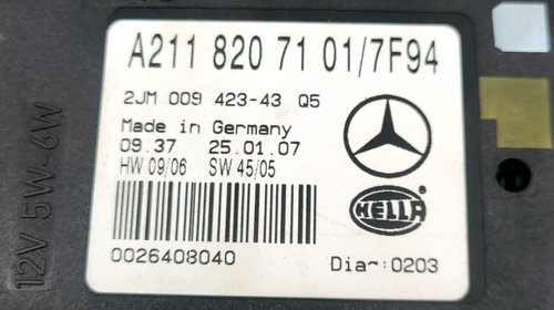 Plafoniera Fata Mercedes-Benz E-CLASS (W