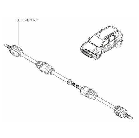 PLANETARA DREAPTA DACIA DUSTER 4x2 EURO 4